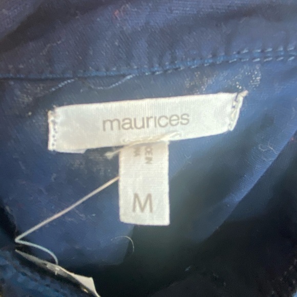 MAURICE'S Vest Top Drawstring Pockets Eyelet - Picture 8 of 8